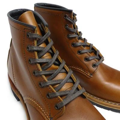 レッドウィング  フラット・ワックスド・ブーツレース REDWING 97138 ブラウン ベックマン用 シューレース 一足分（２本セット）レッドウイング〔FL〕｜tigers-brothers｜03