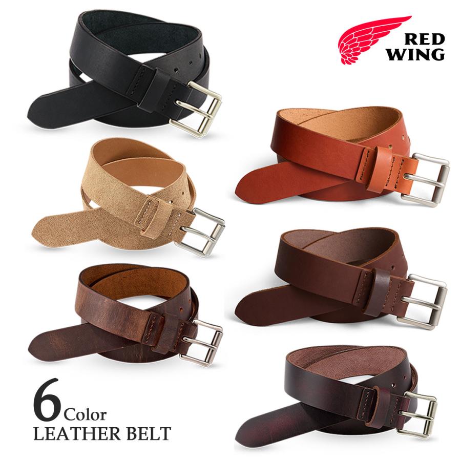 RED WING SHOES（レッドウィング） 純正 レザーベルト 38mm幅 メンズ