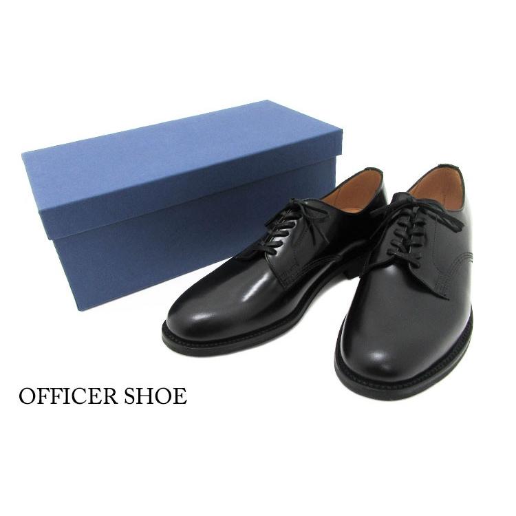 SANDERS サンダースOfficer Shoe オフィサー シュー 1384B ブラック メンズ ビジネス シューズ BLACK 〔FL