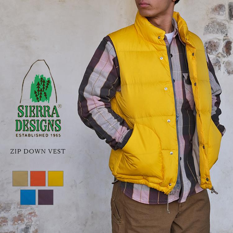 SIERRA DESIGNS（シエラデザインズ） シエラデザイン ZIP DOWN VEST
