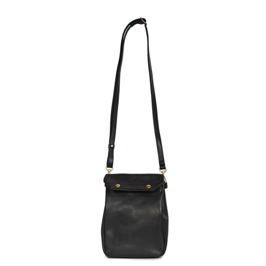 【極美品】SLOW スロウ bono ボーノ ショルダーバッグ フラップ 黒 鞄 SLOW（スロウ） 最大40%☆9/9限定 ショルダーバッグ SLOW bono ボーノ
