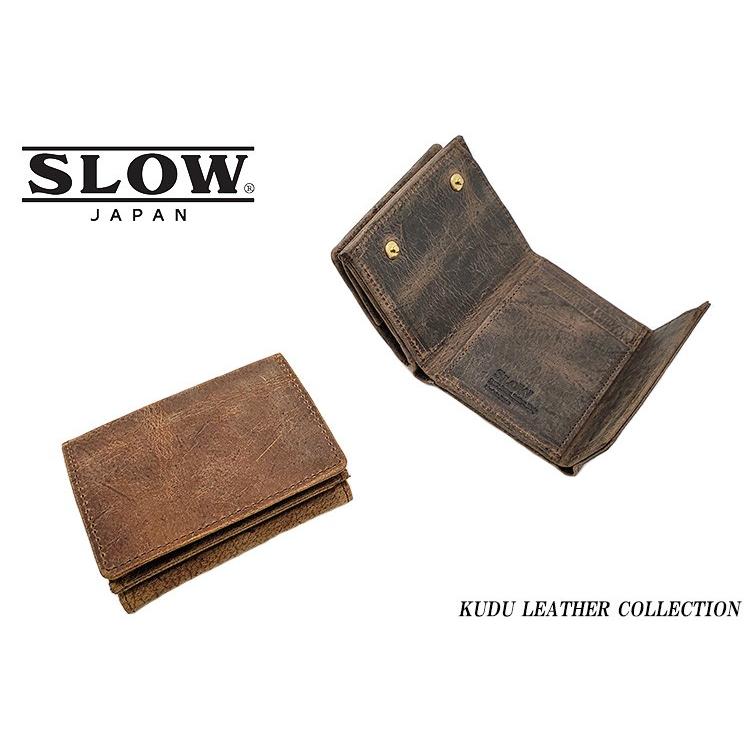 SLOW　スロー　SLOW&CO　財布　ミドルウォレット　クーズー SLOW スロー SLOW&CO 財布 ミドルウォレット クーズー 【公式通販】