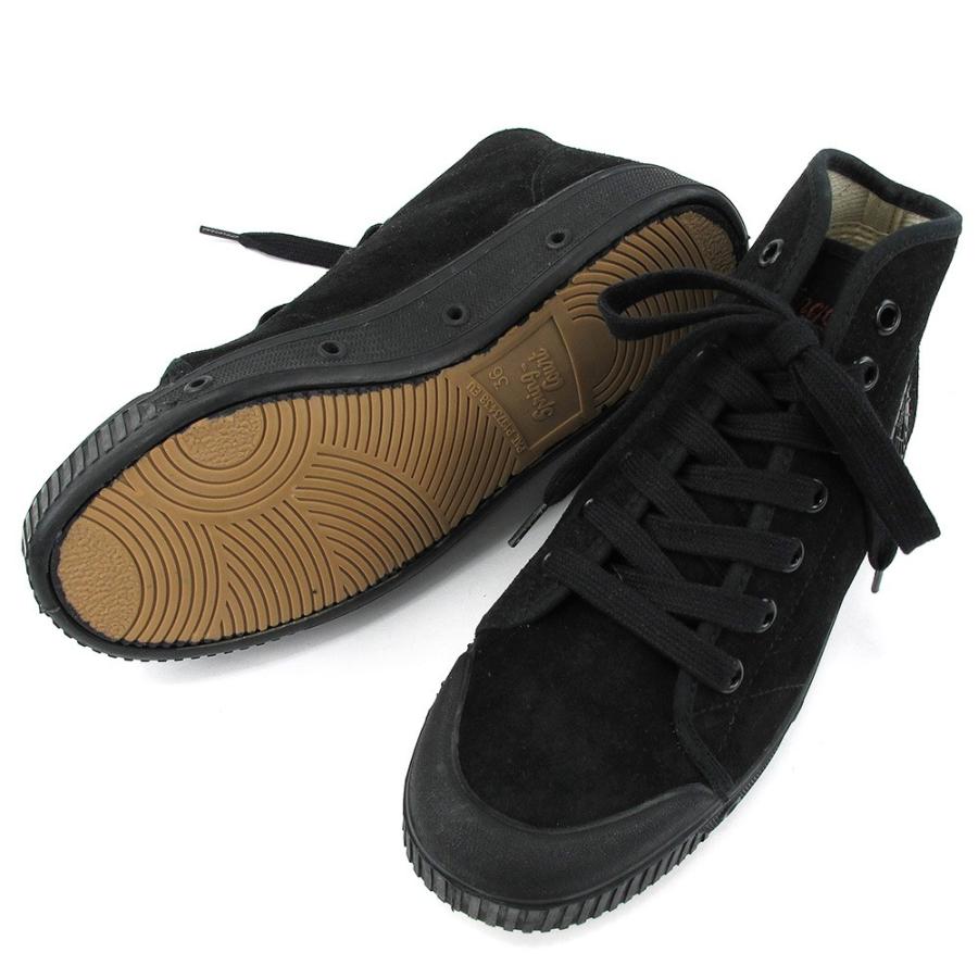 【ケイコ】ゴートスエードのハイカット Spring Court（スプリングコート） スエードスニーカー ミッドカット