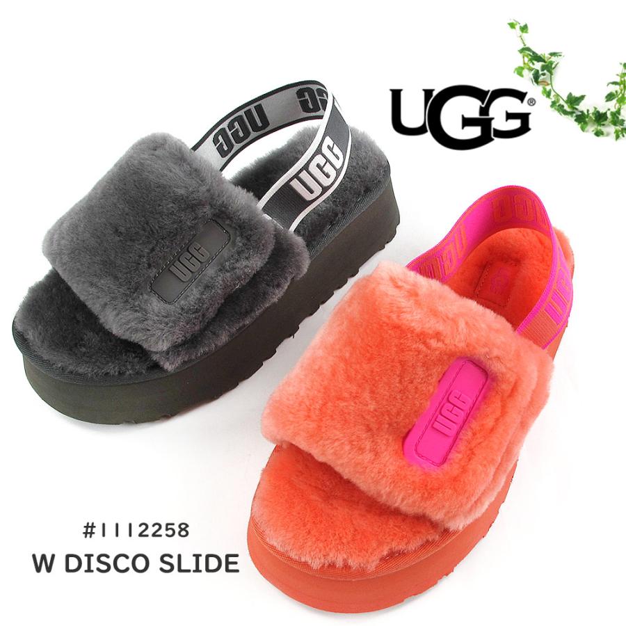 UGG ファーサンダル 23cm UGG Disco Cross Slide+liceopiaget.edu.co