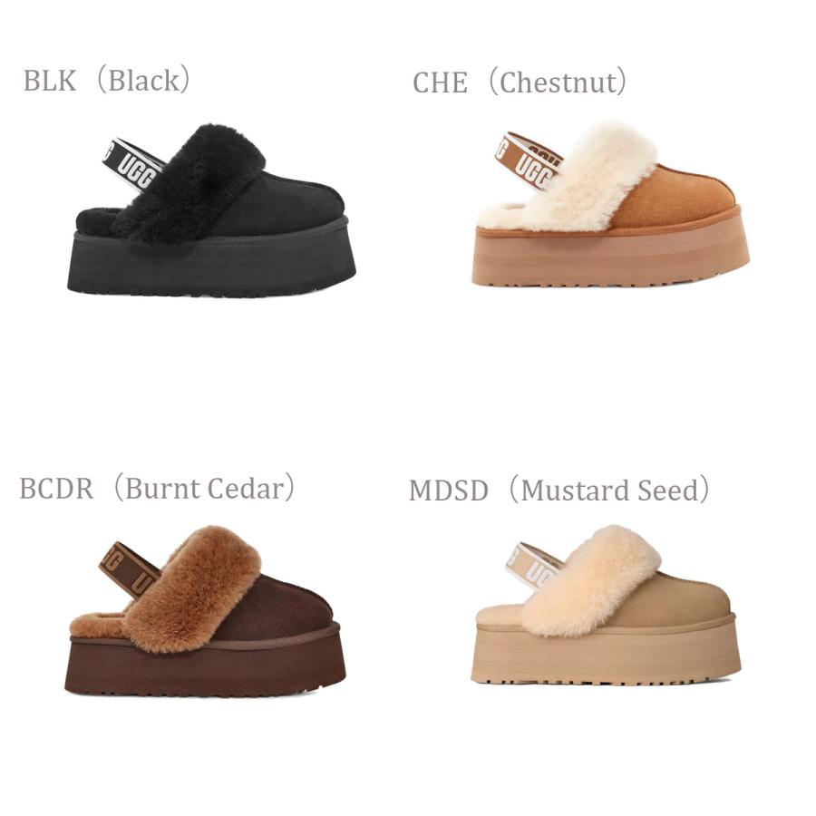 UGG（アグ） スリッポン レディース ファンケット 厚底 ブラック