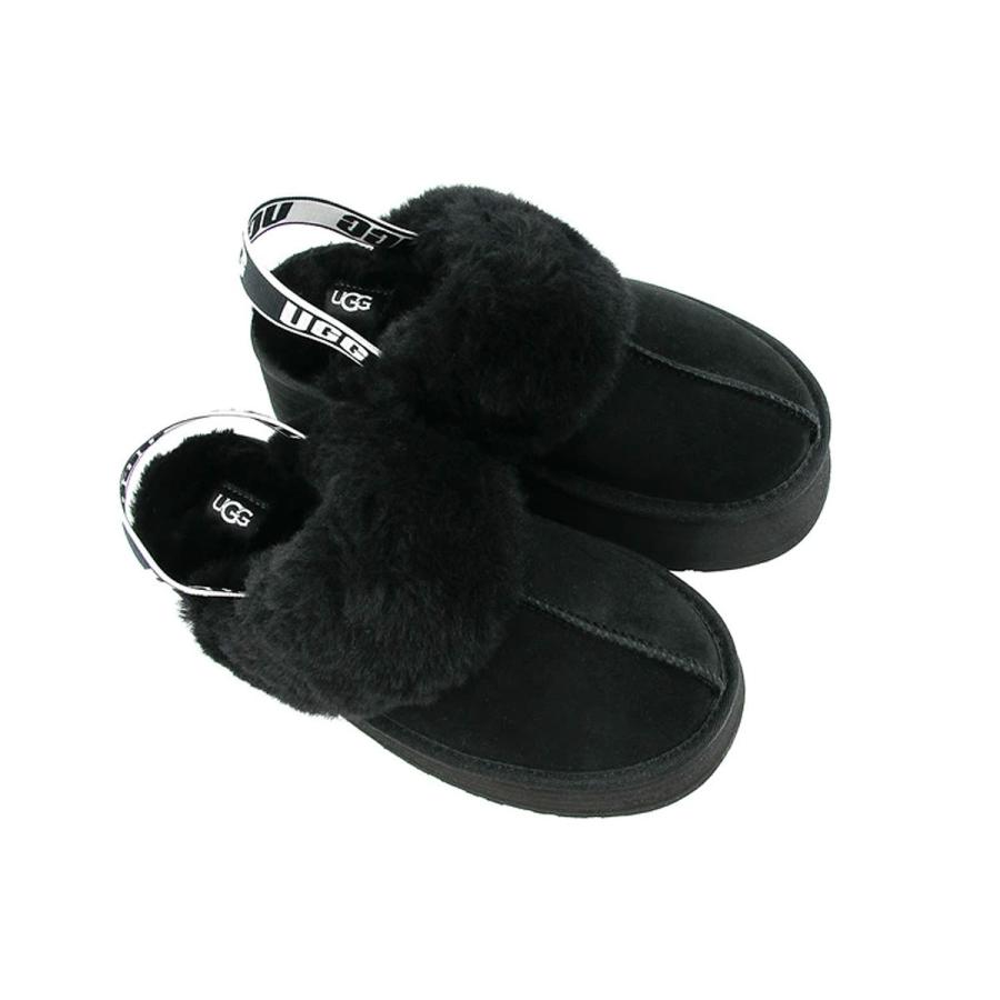 UGG（アグ） スリッポン レディース ファンケット 厚底 ブラック