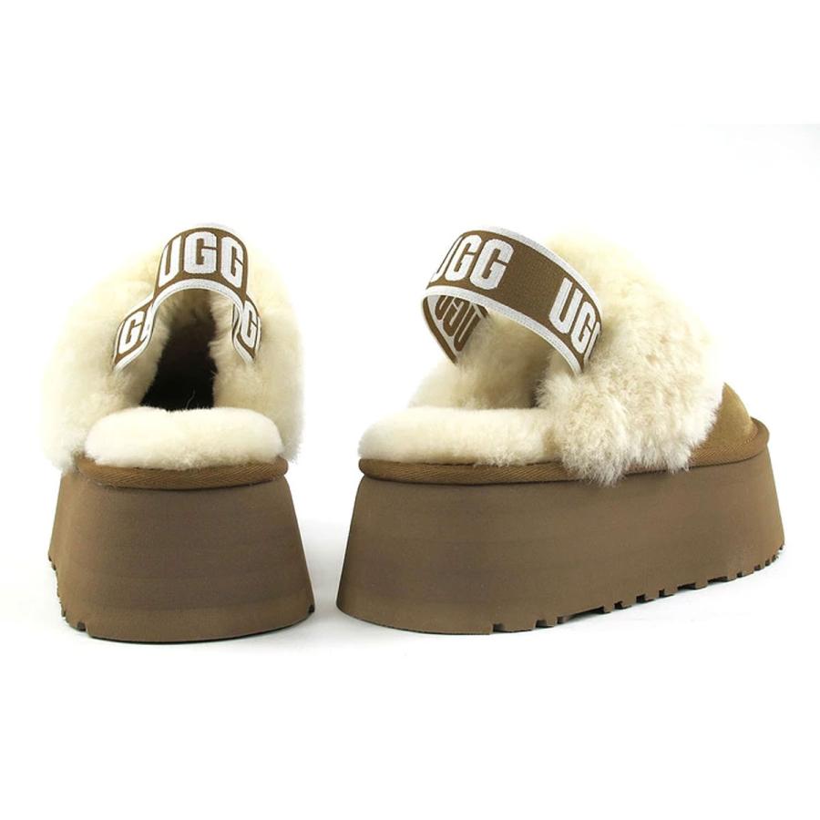 UGG（アグ） スリッポン レディース ファンケット 厚底 ブラック