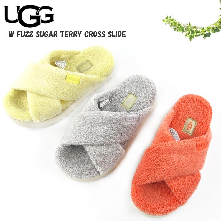 UGG アグ サンダル レディース ファズ シュガー テリー クロス UGG アグ サンダル レディース ファズ シュガー テリー クロス
