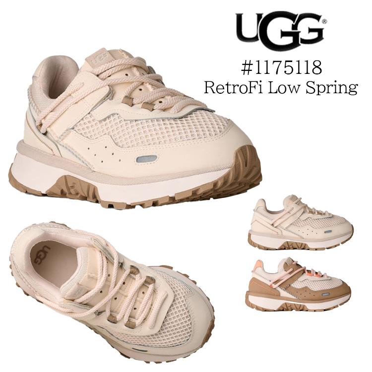 UGG RETROFI LOW レディース スニーカー ベージュ UGG（アグ） レトロファイ ロー スプリング RetroFi Low Spring