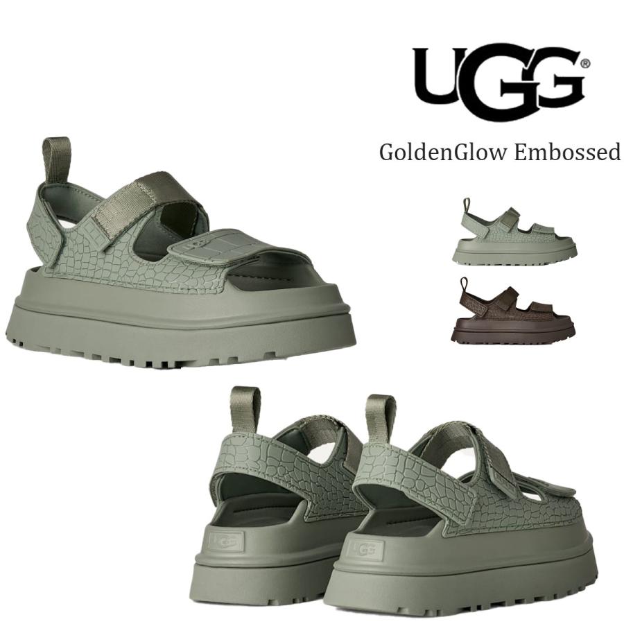 UGG（アグ） サンダル ゴールデングロウ エンボスト GoldenGlow