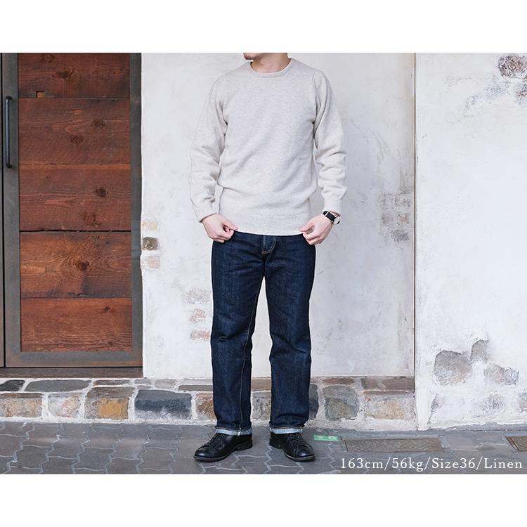 William Lockie ウィリアムロッキー Crew Neck Sweater クルーネックセーター ラムズウール ニット スコットランド製 ウイリアムロッキー 〔FL〕｜tigers-brothers｜02