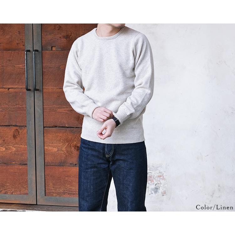 William Lockie ウィリアムロッキー Crew Neck Sweater クルーネックセーター ラムズウール ニット スコットランド製 ウイリアムロッキー 〔FL〕｜tigers-brothers｜04