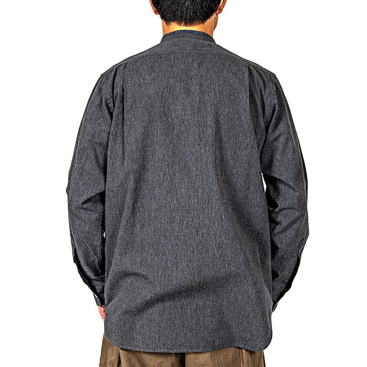 WORKERS ワーカーズ Band Collar Shirt バンドカラーシャツ コットン