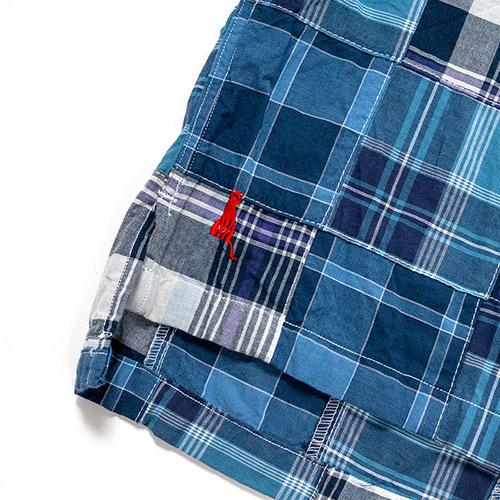 WORKERS ワーカーズ BD Polo ボタンダウン ポロ Patchwork Madras