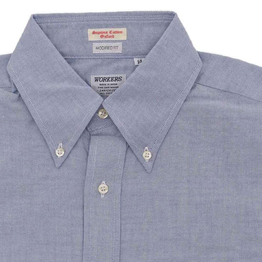 Workers ワーカーズ Modified Button Down Shirt モディファイド ボタンダウンシャツ ストライプ チェック コットン メンズ 〔FL〕｜tigers-brothers｜12