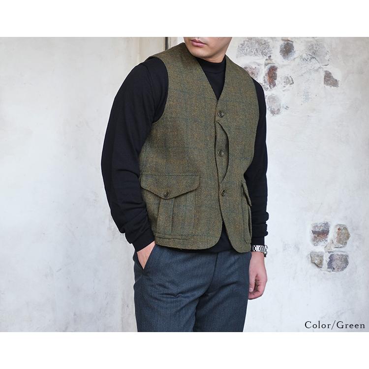 ワーカーズ　クルーザーベスト　40 ハリスツイード 楽天市場】Workers ワーカーズ Cruiser Vest クルーザーベスト
