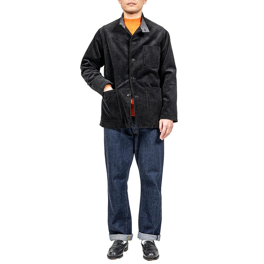 WORKERS コーデュロイ フォレスティエール ジャケット ブラック WORKERS ワーカーズ Forestier Heavy Corduroy フォレスティエール