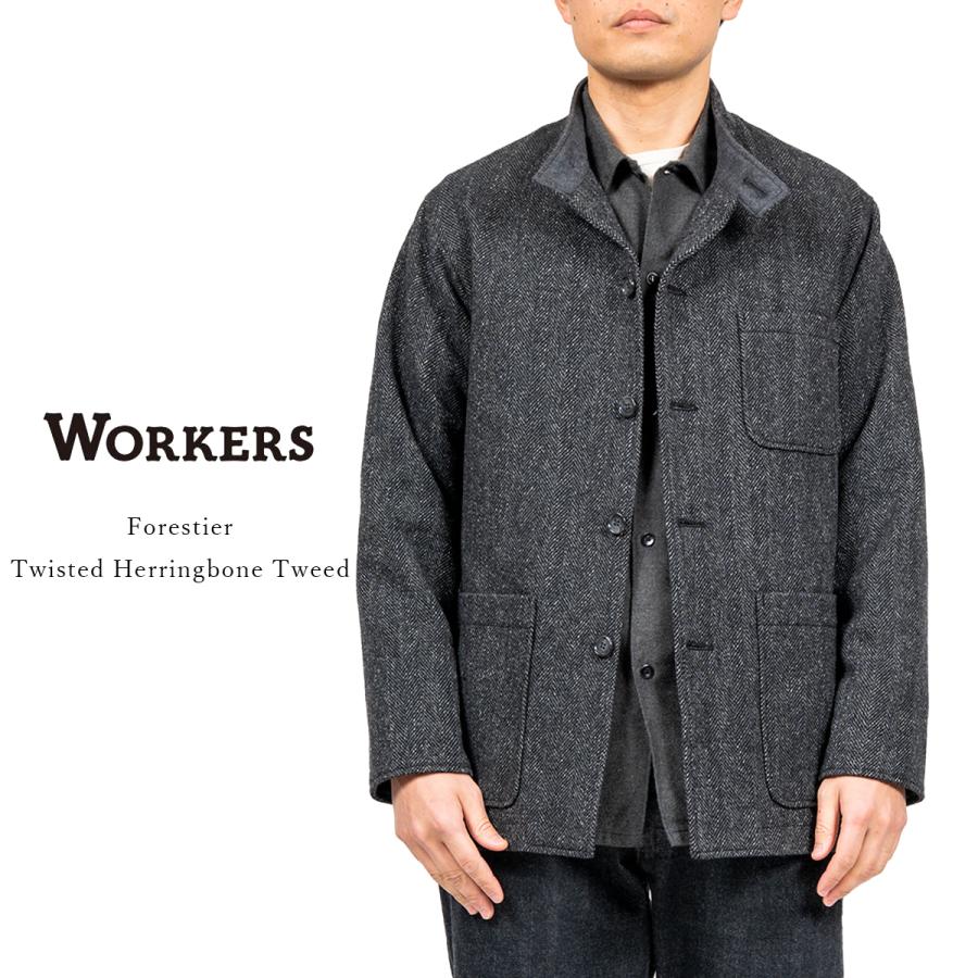WORKERS ワーカーズ Forestier Twisted Herringbone Tweed フォレス