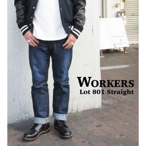 WORKERS ワーカーズ ストレート ジーンズ Lot801 STRAIGH JEANS 日本製