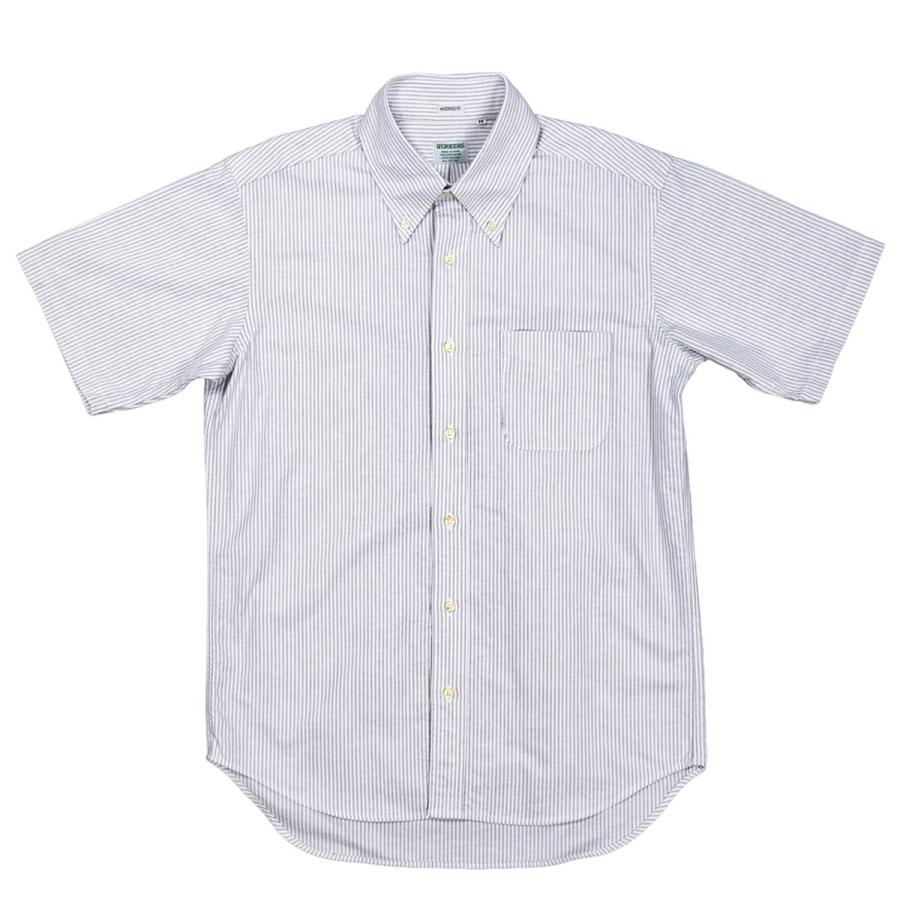 Workers ワーカーズ Modified Short Sleeve BD モディファイド ショートスリーブ ボタンダウンシャツ コットン 半袖 日本製 メンズ 〔FL〕の画像