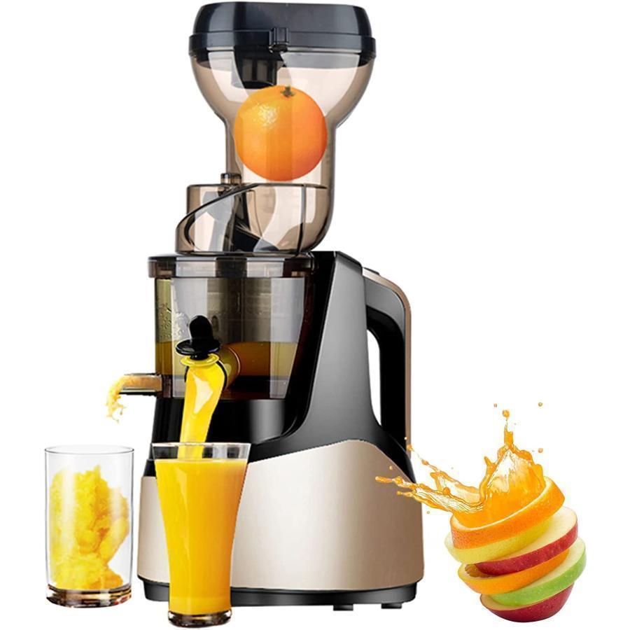 スロージューサー 7CM大口径 まるごと投入　静音 ミキサー 1000ml スロージューサー 1000ml 大容量 人気 ジュースミキサー 一台多役 野菜
