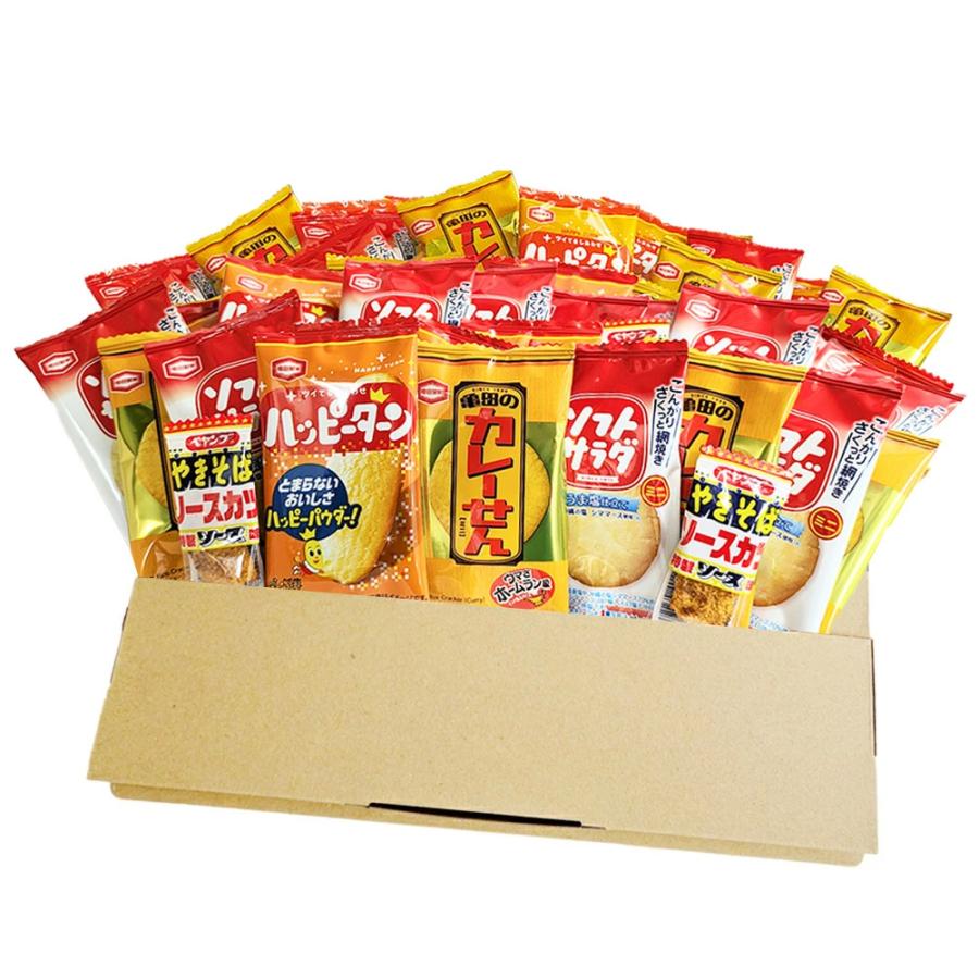亀田製菓 ミニ せんべい 個包装 おつまみ 詰め合わせ アソート セット 4種 A 計30個 まとめ買い（Yahoo!・TIGTIG ヤフー店）