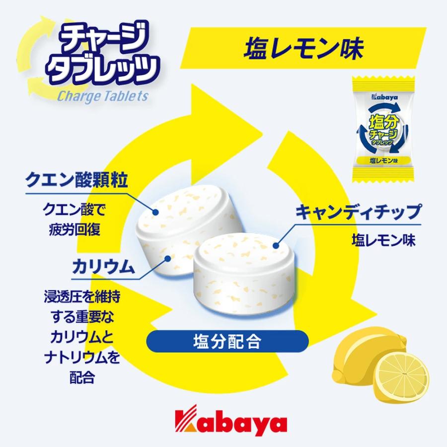 Kabaya カバヤ 塩分チャージ タブレッツ 塩レモン 大容量 960g