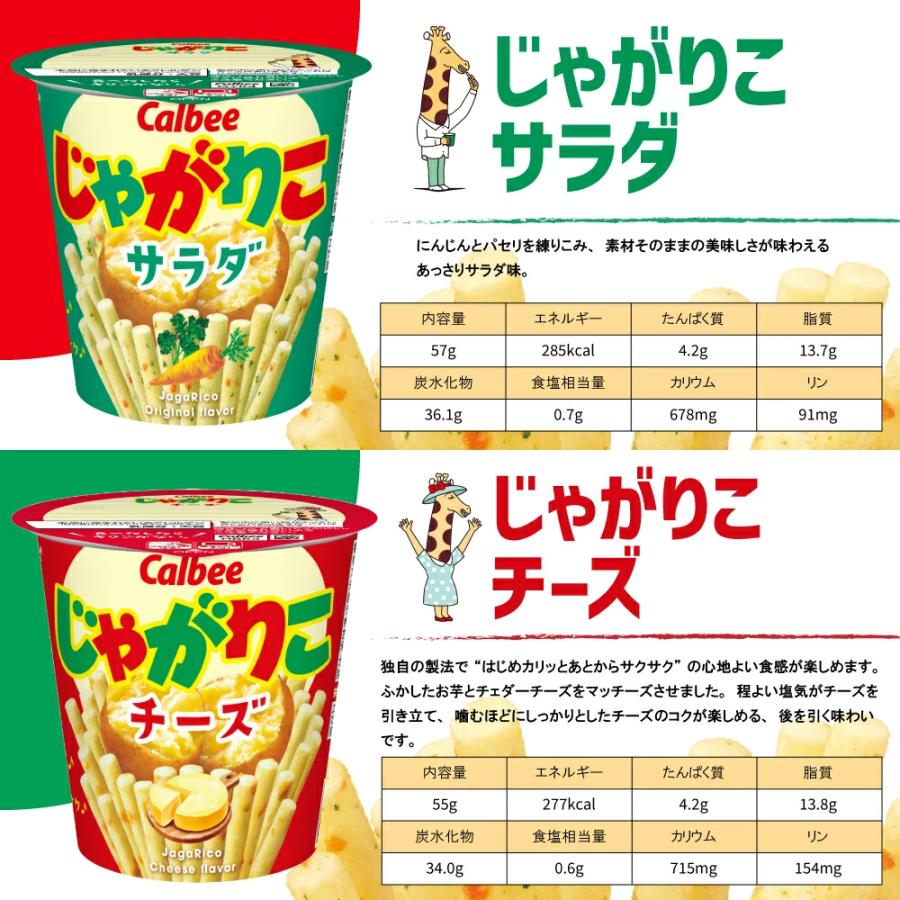 カルビー（Calbee） じゃがりこ 4種 ×各3個 食べ比べ 詰め合わせ