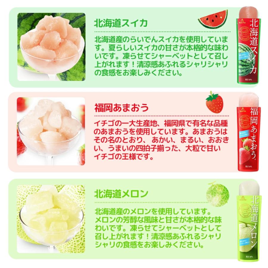 ゴールドパック 凍らせておいしい NIPPON フルーツバー 詰め合わせ