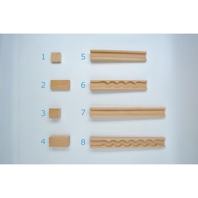 小さな大工さん うずまきセット 積み木 ビー玉ころがし 日本製