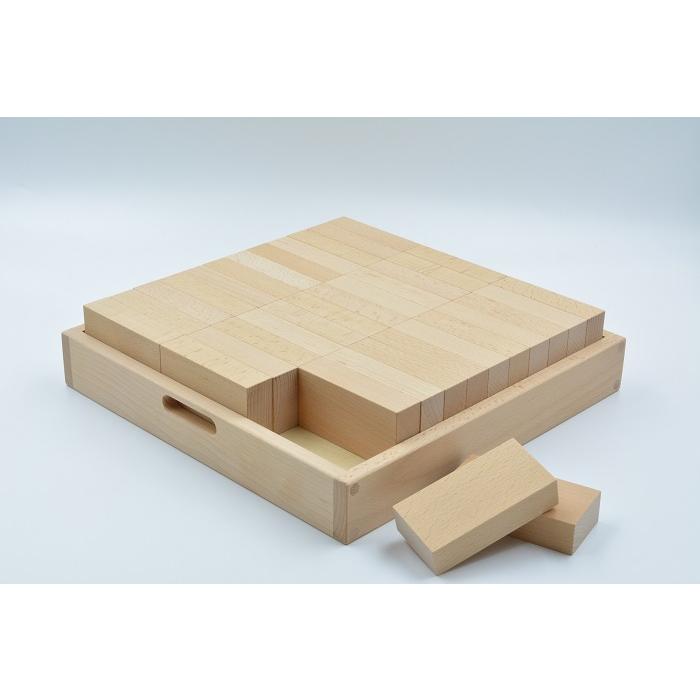 積み木 25mm角 36ピース 無垢材 木パズル