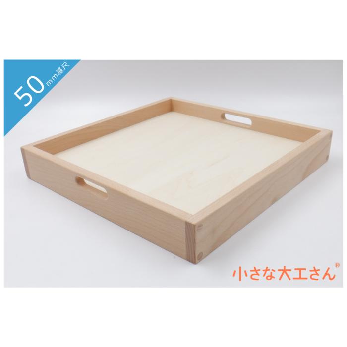 小さな大工さん 【50mm基尺】50-M 箱 収納箱 36個の立方体を一段に収納
