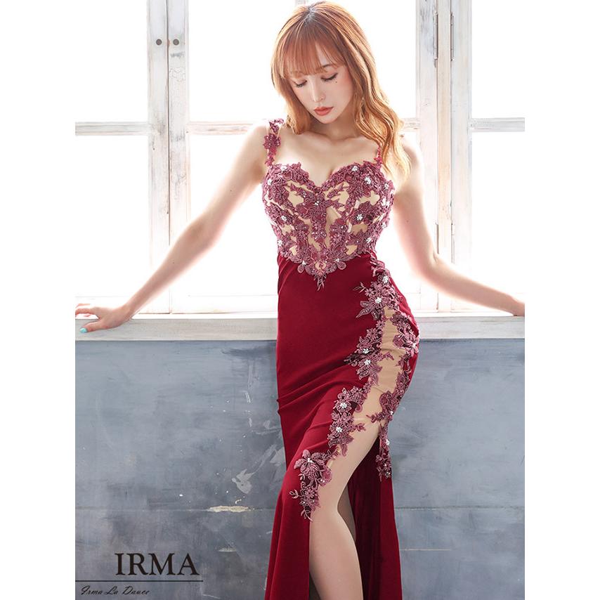 IRMA 赤 ロングドレス
