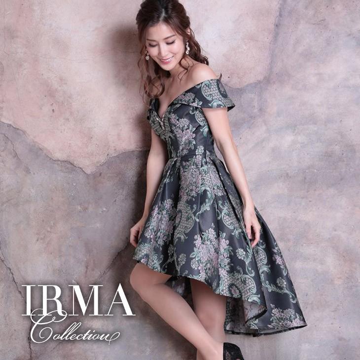 取り寄せ商品】 キャバドレス オフショルダー Vネック IRMA イルマ