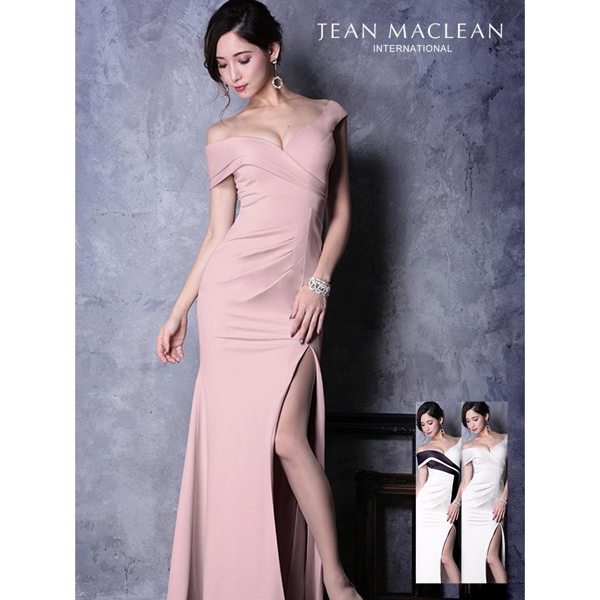 取り寄せ商品】 キャバドレス キャバ ドレス 白 黒 JEANMACLEAN ジャン