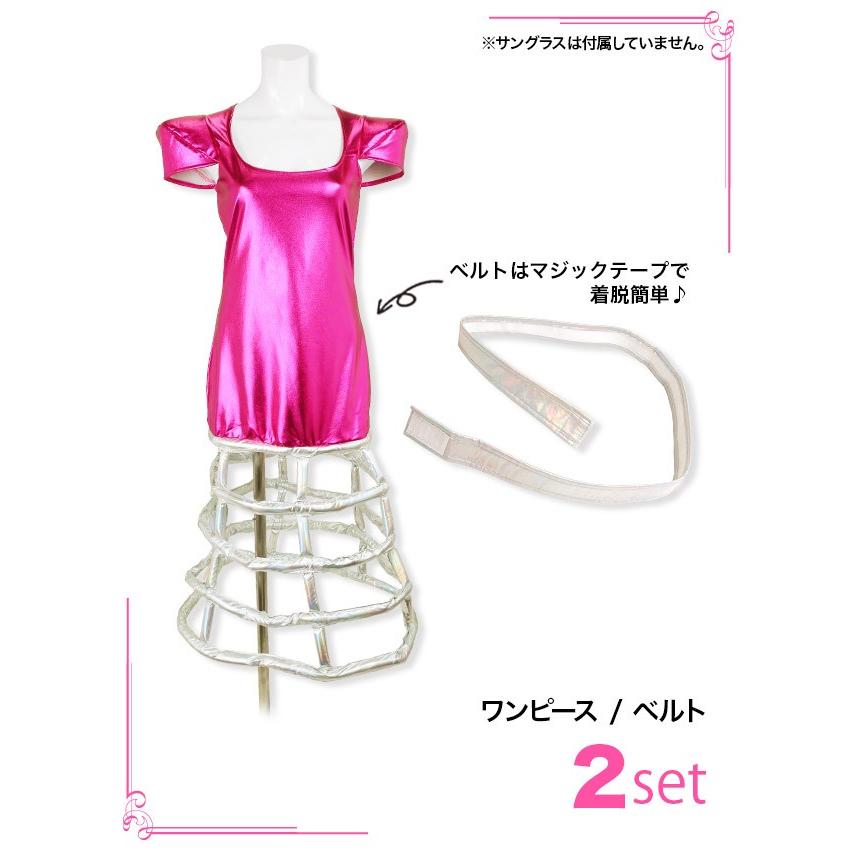 コスプレ 衣装 ハロウィンコスプレ 宇宙人 レディース 大きいサイズ Tika ティカ 2点set エイリアンガール コスチュームセット ワンピース ベルト Xs M M L La Hw8092 ドレスショップ Tika 通販 Yahoo ショッピング