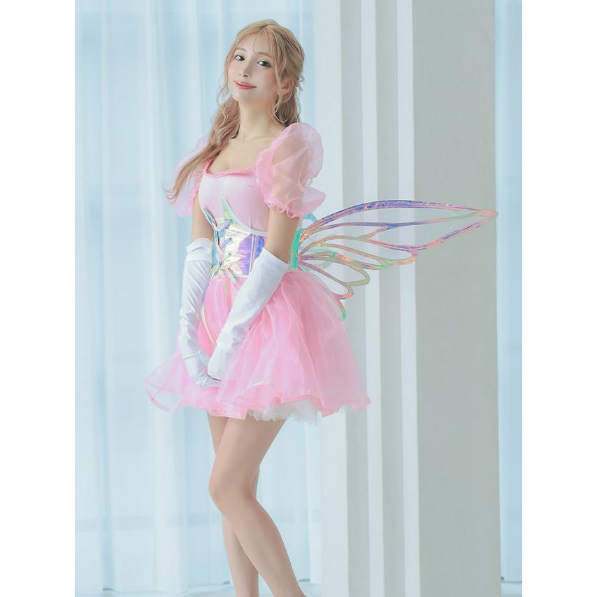 Tika ハロウィン コスプレ フェアリー 蝶々 1点セット Tika ハロウィン コスプレ フェアリー 蝶々 1点セット