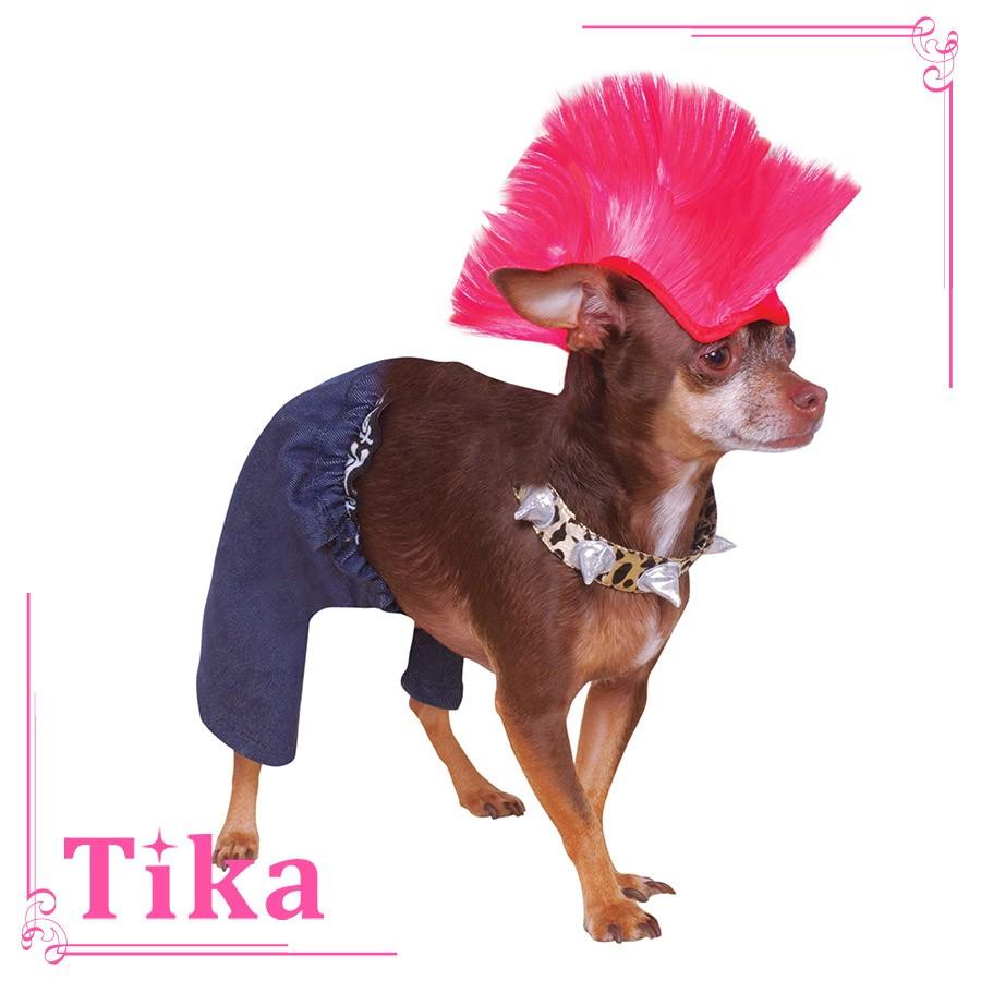 バレンタイン ペット コスプレ 犬用 パンクロッカー ドッグコスチューム 小型犬 中型犬 ウィッグ La Hwp Tika ヤフーショッピング店 通販 Yahoo ショッピング