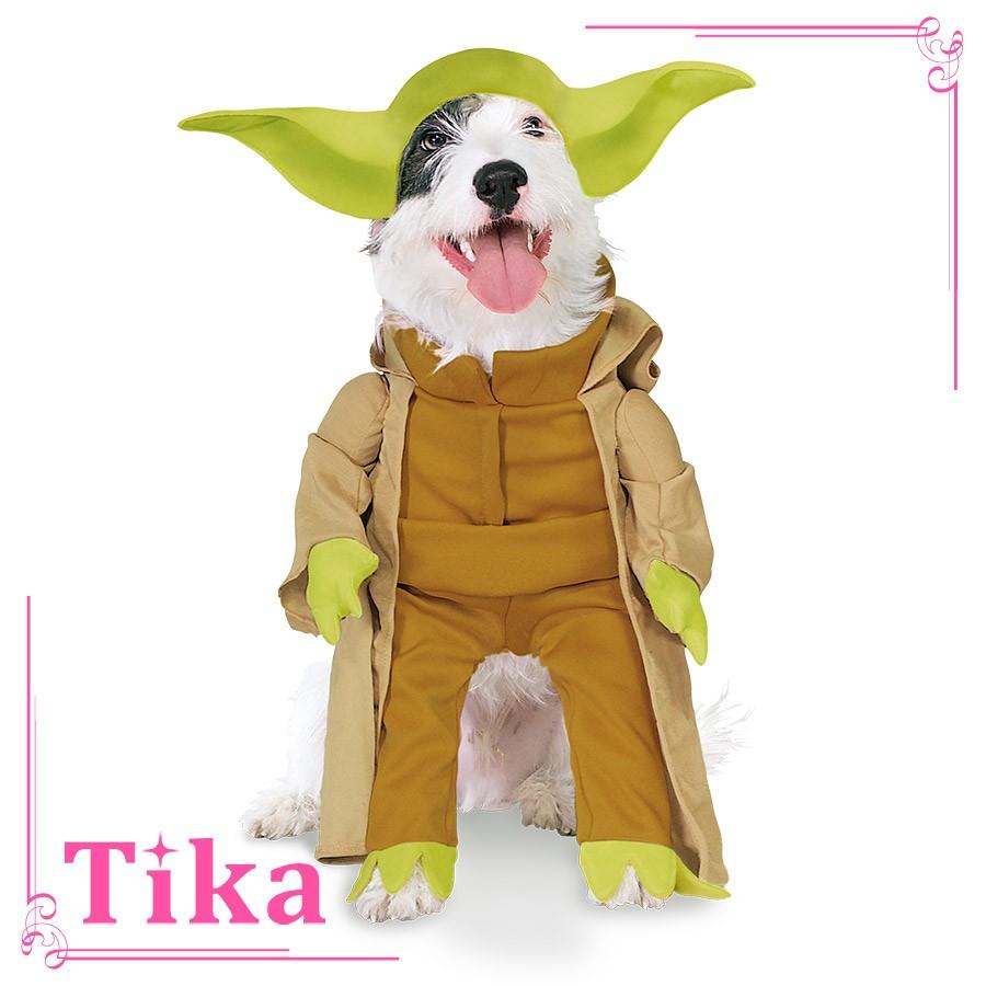 ペット コスプレ 犬用 Tika ティカ 2点set スターウォーズ ヨーダ ドッグコスチューム Sサイズ Mサイズ Lサイズ ウェア ヘッドピース 小型犬 中型犬 犬用衣装 La Hwp73 ドレスショップ Tika 通販 Yahoo ショッピング