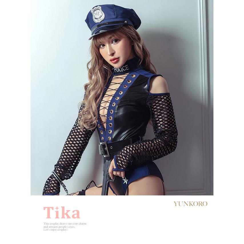 Tika バレンタイン コスプレ 衣装 ハロウィン セクシー ポリス