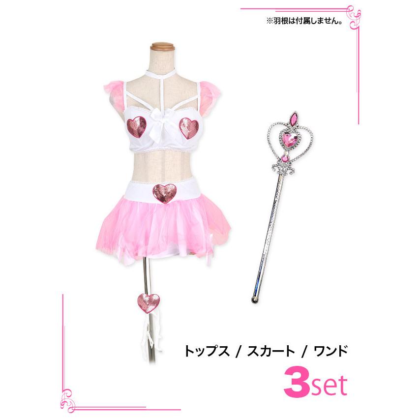 Tika（ティカ） ハロウィン コスプレ 衣装 セット セクシー エンジェル