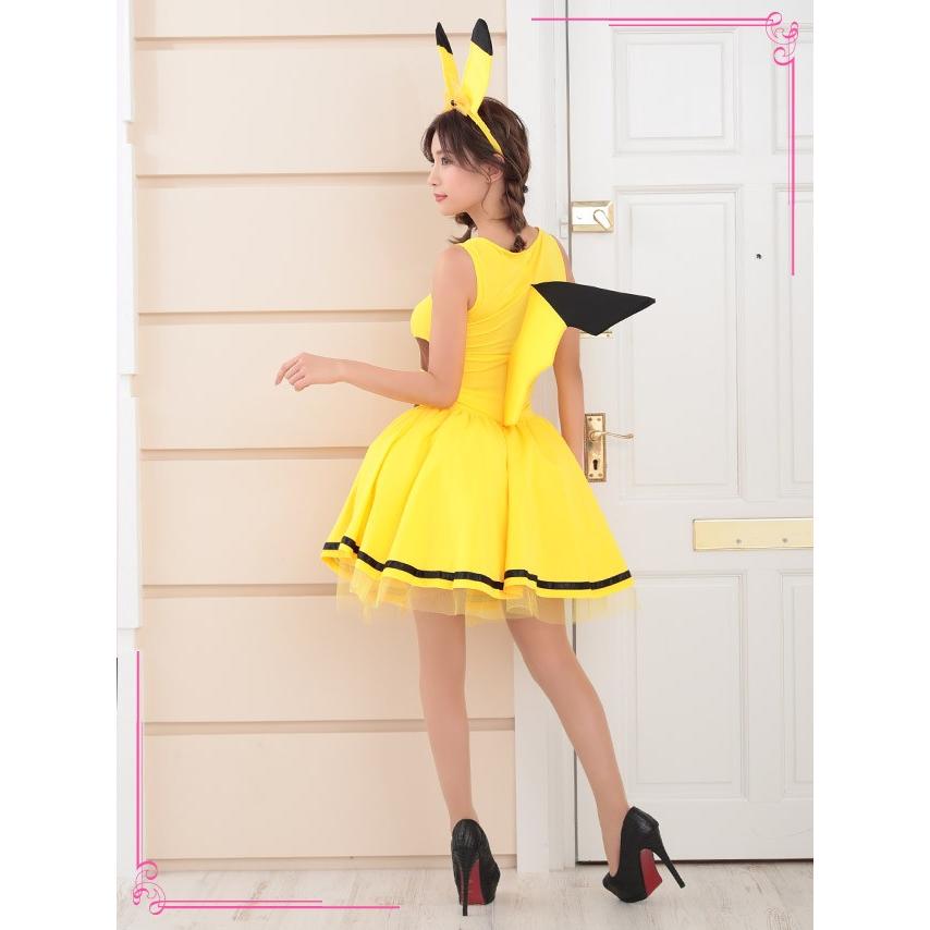 コスプレ 衣装 コスプレ衣装 安い 通販 ミニ Tika ティカ 2set ピカチュウ フリフリ ワンピ ス コスチュームセット ワンピース カチューシャ イエロー Sサイズ La Hwpk704 ドレスショップ Tika 通販 Yahoo ショッピング