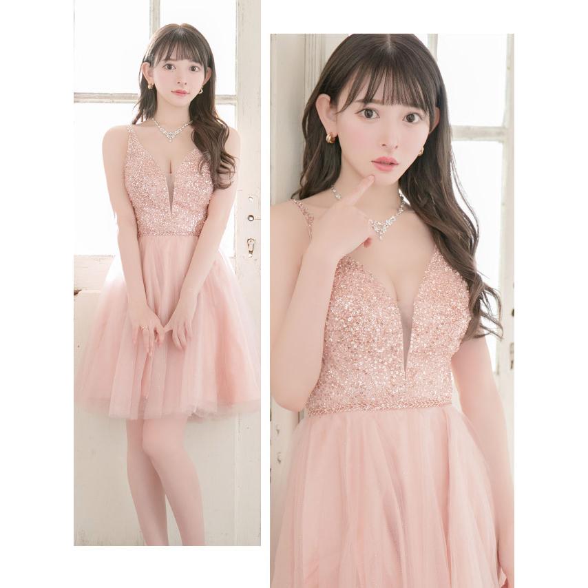 Tika キャバドレス フレア ミニ セクシー ドレス aラインドレス Tika キャバドレス フレア ミニ セクシー ドレス aラインドレス