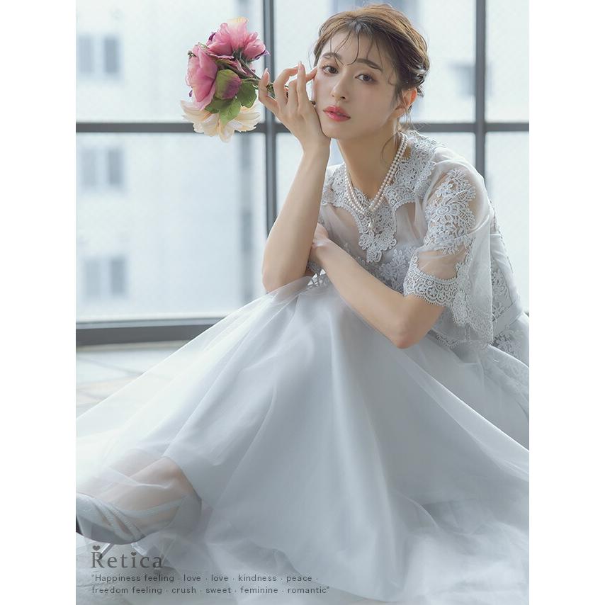 パーティードレス 大きいサイズ 結婚式 ドレス フォーマルドレス50代 お呼ばれ フォーマル レース 刺繍  XL XXL XXXL