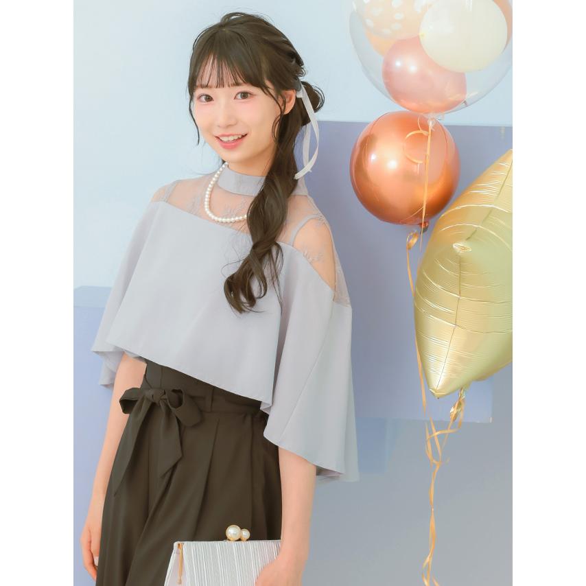パーティードレス 結婚式 ドレス 50代 親族 即日発送 大きいサイズ パンツドレス セットアップ レディース フォーマル セレモニー 入学式 入園式_6