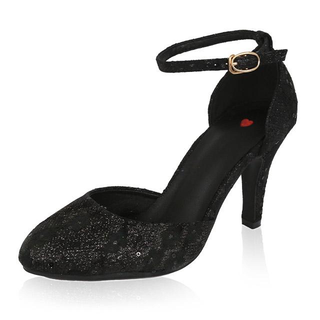 N°21 ハイヒール 黒 スパンコール・ファー・羽付き 専用袋付き N°21 ハイヒール 黒 スパンコール・ファー・羽付き 専用袋付き