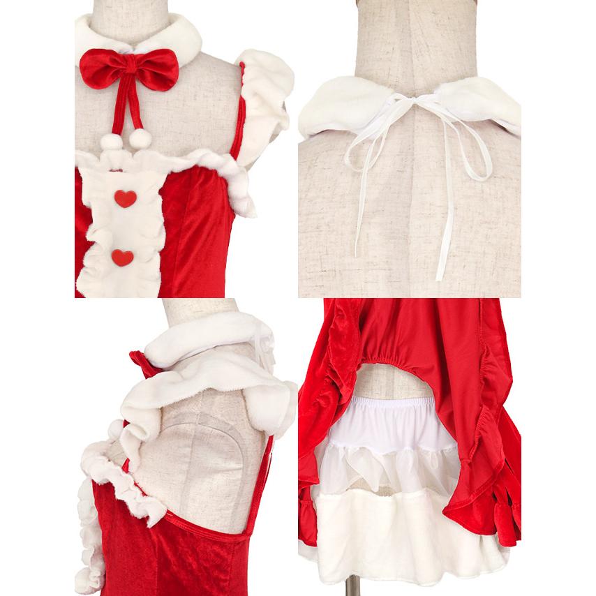 Tika（ティカ） サンタコスプレ バニーガール バニー 衣装 ベロア