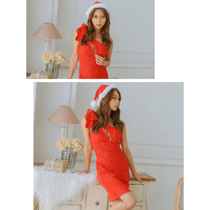 Tika（ティカ） サンタコスプレ セット サンタ帽子 ワンショルダー