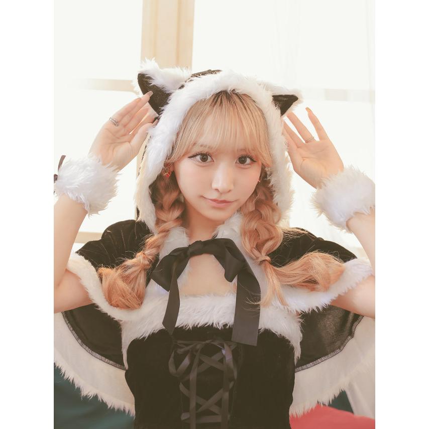 サンタ コスプレ 衣装 サンタ帽子 アニマル サンタコス サンタコスプレ レディース 大人 クリスマス 猫｜tika｜06