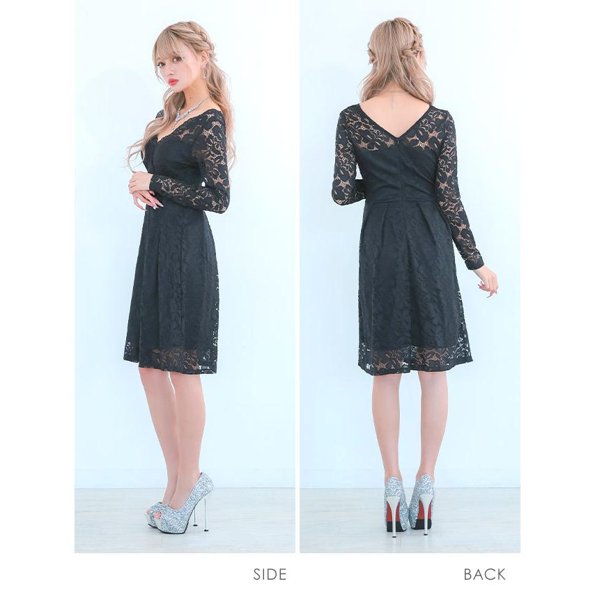 myMinette キャバドレス キャバ ドレス 大きいサイズ 長袖 膝丈 myMinette キャバドレス キャバ ドレス 大きいサイズ 長袖 膝丈